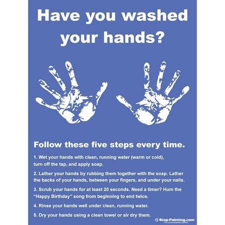 Image result for Hand Washing Sign Steps