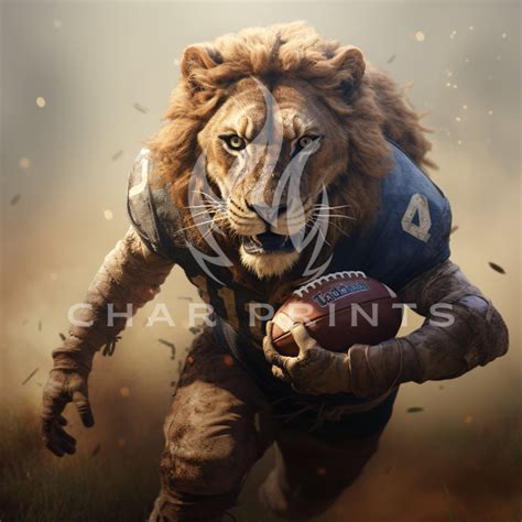 Lions Football - Detroit Design Digital Art - Digital Download Design ...