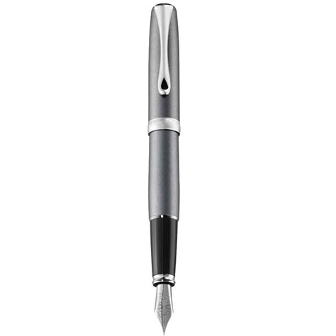 Diplomat Excellence A2 Venezia Platin Matt Chrome Fountain Pen – The ...