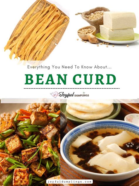 Bean Curd: Is It Tofu? How Do You Cook It? » Joyful Dumplings