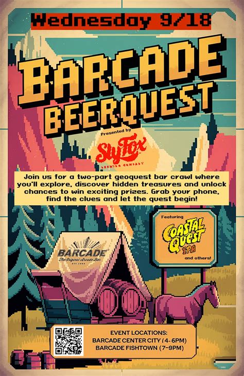 Barcade Beerquest ft. Sly Fox! (Fishtown), 1114 Frankford Ave ...