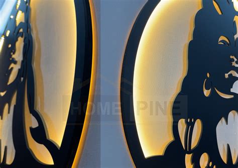 Home Decor: Adiyogi ShivJi Wall Decor / Night Light – HomePine