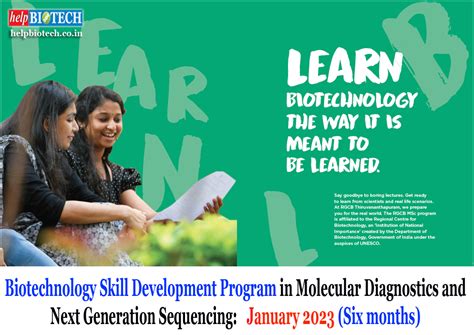 Biotechnology Skill Development Program in Molecular Diagnostics and ...
