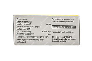 Lupisulin R 40 IU Injection 10 ML | Order LUPISULIN-R 40 IU INJECTION ...