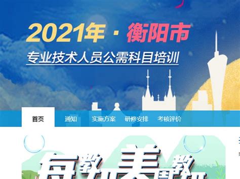 湖南 2021年衡阳市专业技术人员公需科目培训 - 培训 - 我的资料记录