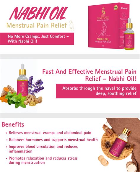 Menstrual Pain Relief Nabhi Oil – Ved Sanjeevani