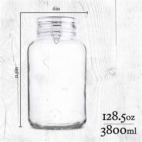 Buy Glass Jars with Airtight Lid | Glass Airtight Food Storage ...