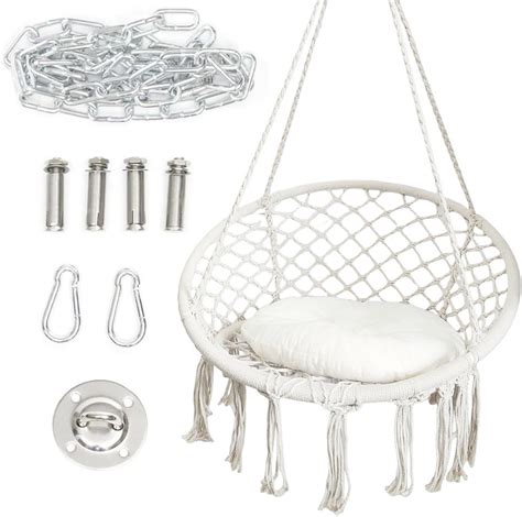 VVoodeinck Hammock Hanging Swinging Chair,Hanging Cotton Rope India | Ubuy