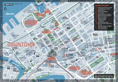 Map Of Downtown Cleveland Restaurants