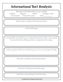 Printable Informational Text 的图像结果