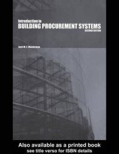 An Introduction to Building Procurement Systems: Buy An Introduction to ...
