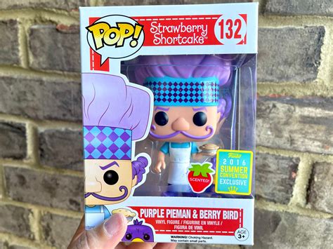 Funko Pop Strawberry Shortcake Purple Pie Man & Berry Bird Figurines ...