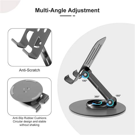 Casotec 360° Rotating Adjustable Metal Mobile Stand | Foldable Metal ...