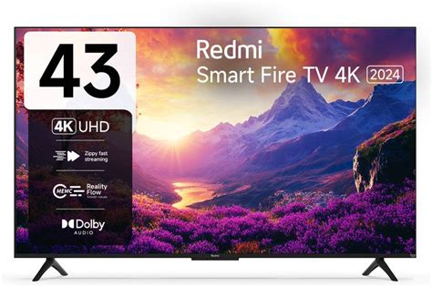 REDMI By Xiaomi 108 cm (43 inch) Ultra HD (4K) LED Smart Fire TV with ...