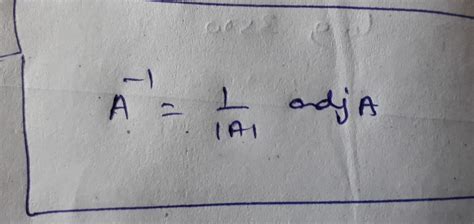 Short method to find inverse of a matrix - Brainly.in