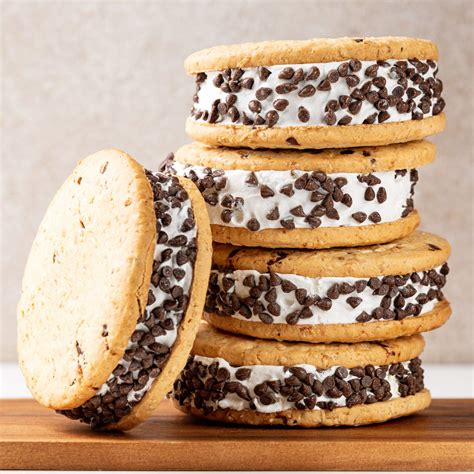 Sándwiches helados de galleta maría, con helado casero, fáciles y ...