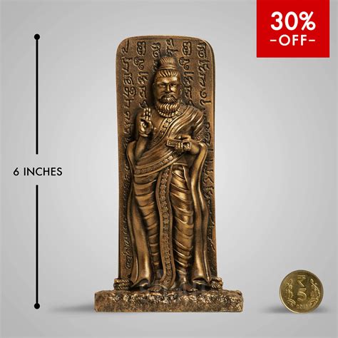 Olaichuvadi Valluvar Sculpture | 6 Inch | Buy Now | SILAII.COM