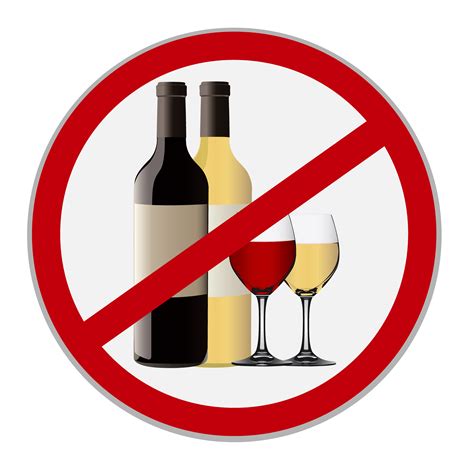 no alcohol allowed sign | Food Illustrations ~ Creative Market