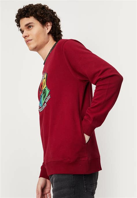 Buy Men Harry Potter Embroidered Sweatshirt Online at just Rs. 1049.0 ...