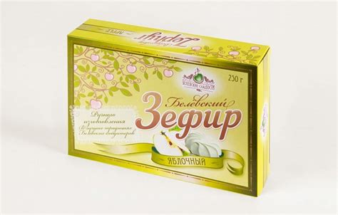 Зефир Яблочный белевский 250г | Chinachai