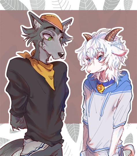 legoshi and pina (beastars) drawn by vfhlm | Danbooru