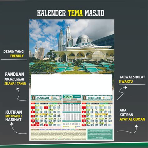 Jual Kalender Islam 2025 Gambar Masjid - Kota Depok - Lapak Harga Murah ...