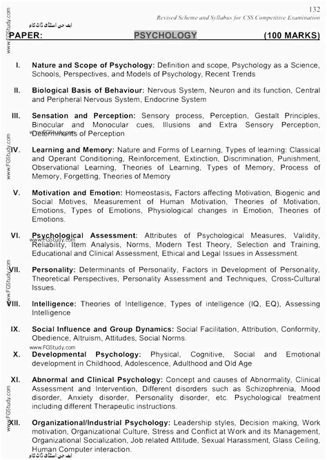 Image result for FPSC CSS