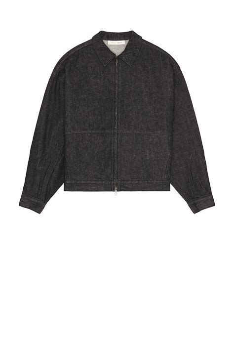 Fear of God ESSENTIALS Work Jacket in Vintage Black | FWRD