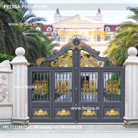 Pipe Gate Catalogue Modern Main Gate Design 2187 Compound Gate Colour ...