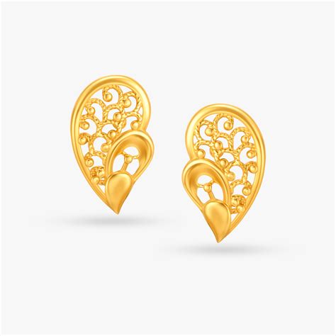 Magnificent Mango Stud Earrings