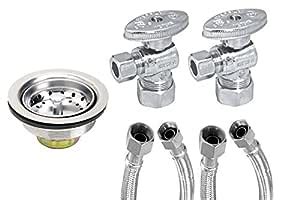 Buy Everflow Supplies KFKT-20C Kitchen Faucet Installation Kit Lead ...