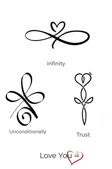 💫🕯 ️ | Tattoos to cover scars, Meaningful tattoos, Love symbol tattoos