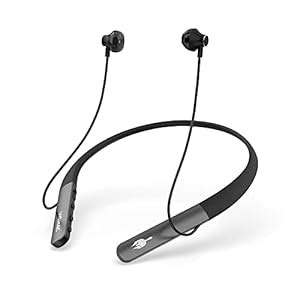 VISMAC Rattle Wireless Neckband Earphones, 3D Surround Sound Button ...
