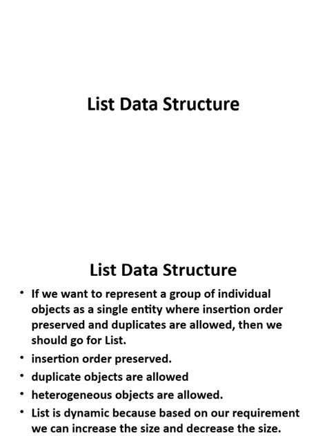 Image result for List Definition Computer Science