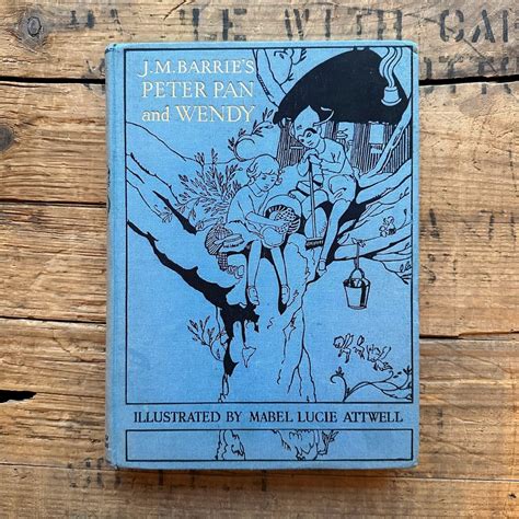 1931 Peter Pan and Wendy Book by J.M. Barrie Color - Etsy UK