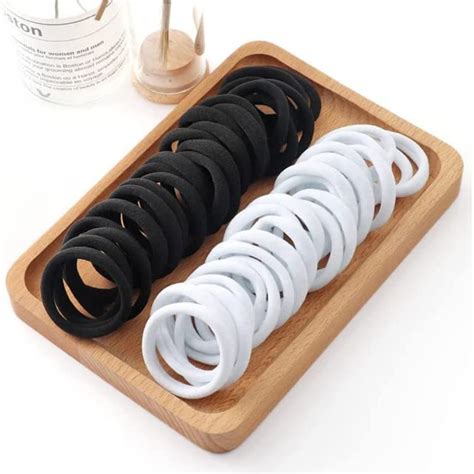 NeelWear Elastic Hair Rubber Bands Soft Strechable Hair Ties Ponytail ...