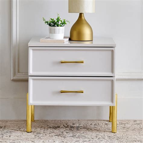 Buy Stellar Bedside Table with Drawers - Grey from Home Centre at just ...