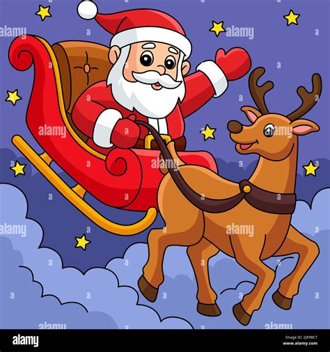 Santa Sleigh Clip Art Santa Sleigh Clip Art Stock Illustrations