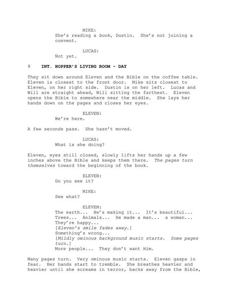 Image result for Stranger Things Monologue Script