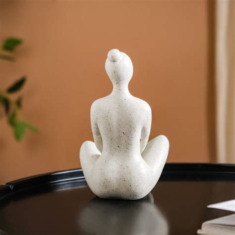 Yoga Woman Statues Set Of 3 Online - Premium Decor Object | Nestasia