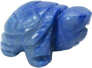 HEALIT Blue Aventurine Stone Turtle Statue, Hand Carved Tortoise Animal ...