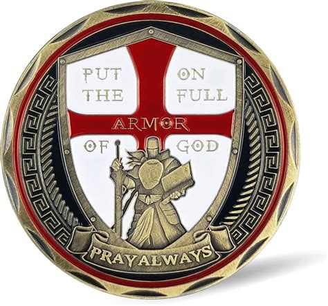 Buy AtSKnSK Put On The Full Armor of God Challenge Coin Online at ...