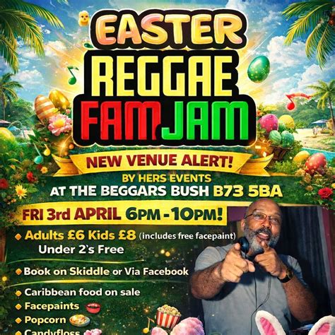 Easter Reggae Fam Jam - Hers Events, The Beggars Bush, Sutton Coldfield ...