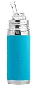 Buy Pura Kiki 9oz / 260ml 100% Plastic Free & Blue Non-Toxic Stainless ...