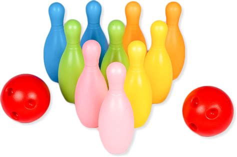 Toysbox Star Bowling Set with 10 Pins & 2 Balls Toys Sports Indoor ...