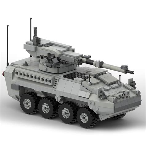 MOC Factory 60244 M1128 Stryker MGS with 767 Pieces | MOULD KING