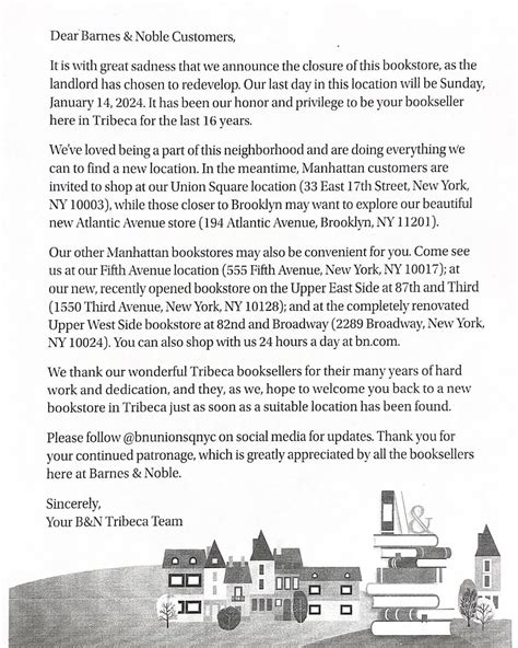 The closing Barnes and Noble in Tribeca. Now to check out some other ...