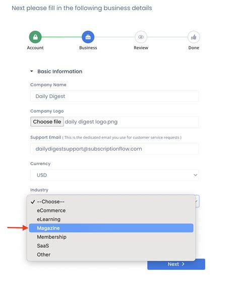 Image result for Finish Subscription Setup