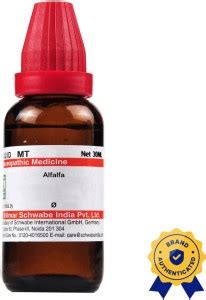 Dr.Willmar Schwabe India Alfalfa Q Mother Tincture Price in India - Buy ...
