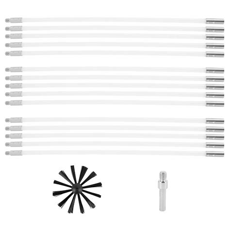 Buy Chimney Kit, 19 Feet Chimney Sweep Set, Chimney Flue Cleaning Rod ...